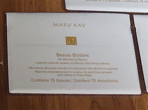 are marykay oil blotters made i china